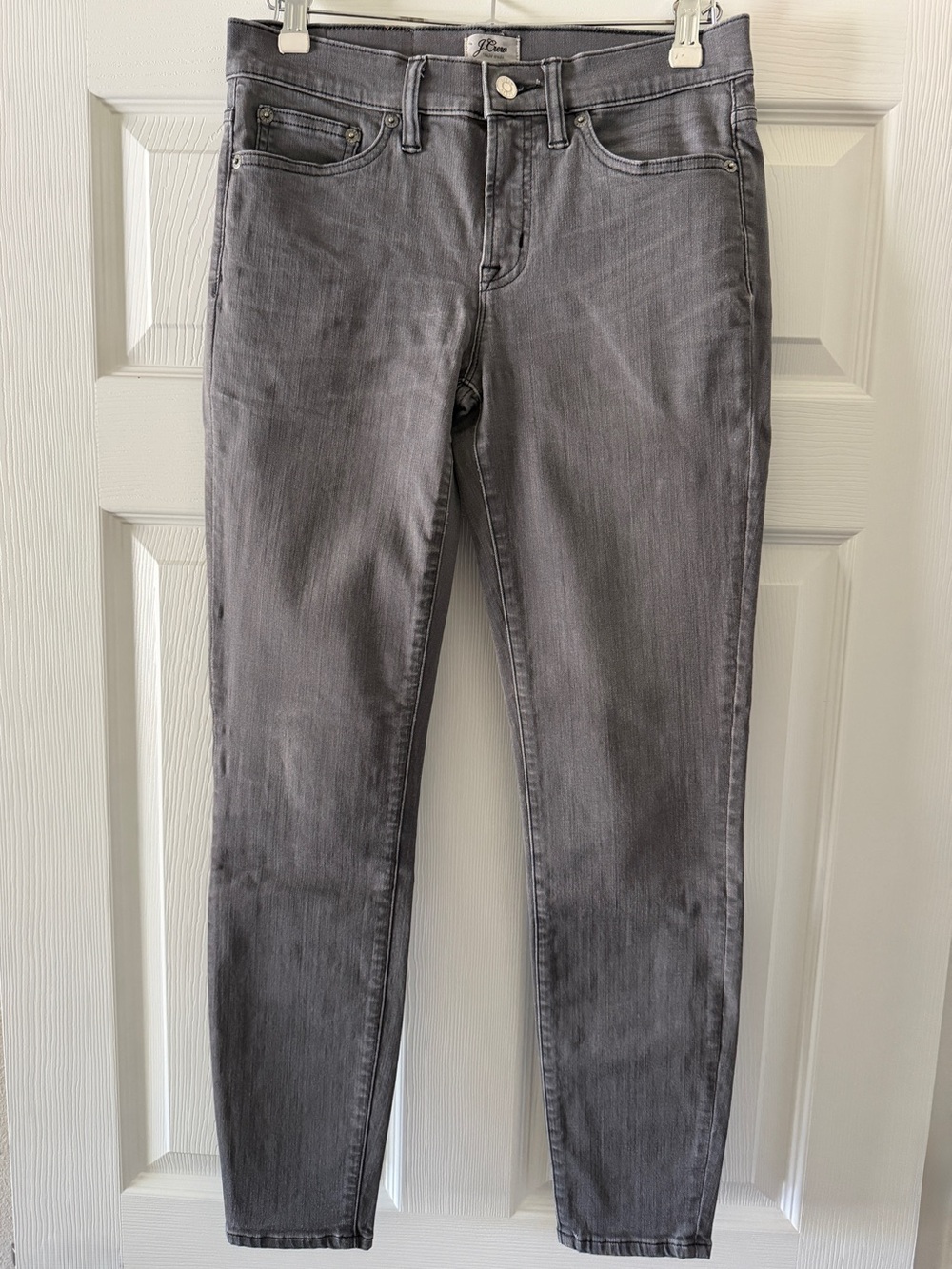 J. Crew Grey Matchstick Jeans